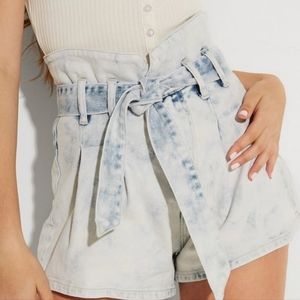 Acid wash Guess shorts by Jennifer Lopez